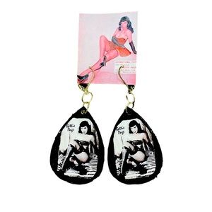 Bettie Page Lever Back Earrings